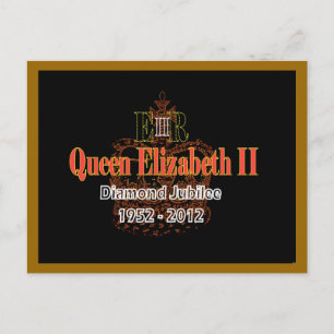 postal de la Reina Elizabeth Diamond Jubilee