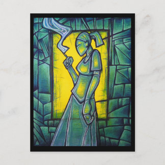 Postal de la rotura del humo