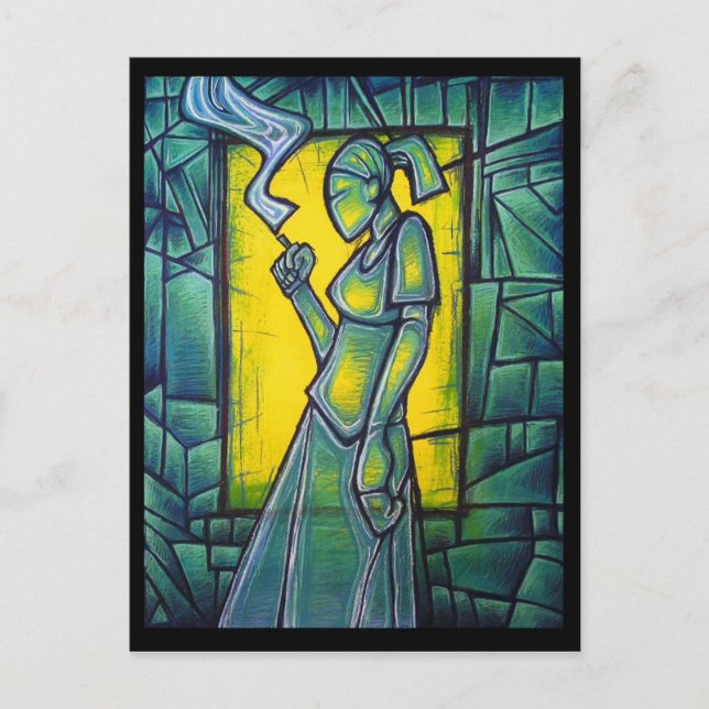 Postal de la rotura del humo (Anverso)