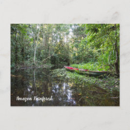 Postal de la selva tropical del Amazonas