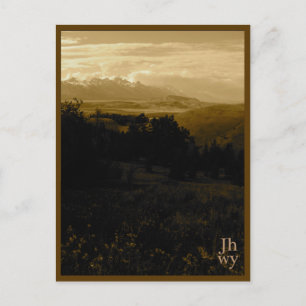 Postal de la serie de fotos de Jackson Hole