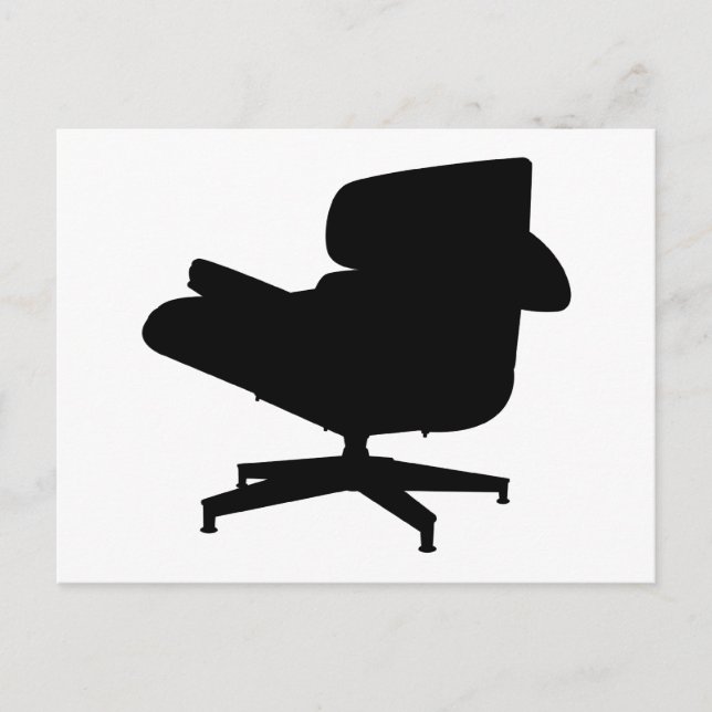 Postal de la silla Eames Lounge (Anverso)