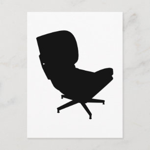 Postal de la silla Eames Lounge