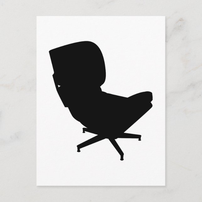 Postal de la silla Eames Lounge (Anverso)