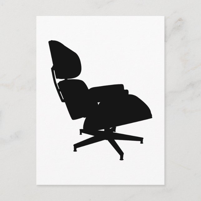 Postal de la silla Eames Lounge (Anverso)
