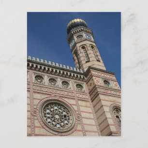 postal de la sinagoga de Budapest
