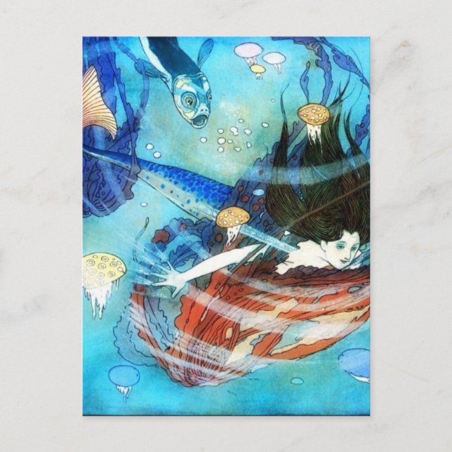 postal de la sirena (Anverso)