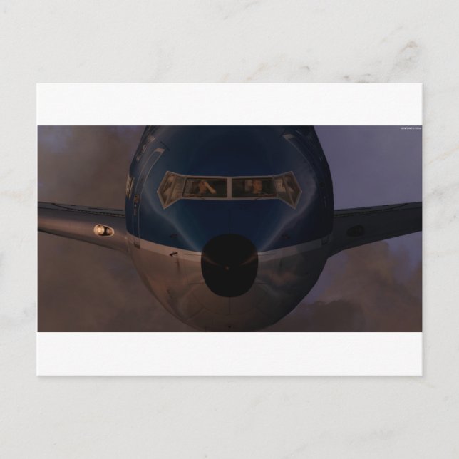 Postal de la tarde de DAX B737 (Anverso)