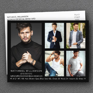 Postal de la tarjeta Comp de fotos Modern Pro Mode