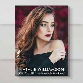 Postal de la tarjeta de comp de fotografía de acto