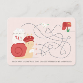 Postal de la tarjeta del día de San Valentín de la