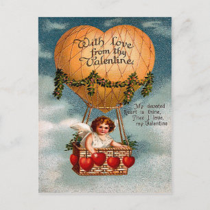 Postal de la tarjeta del día de San Valentín del
