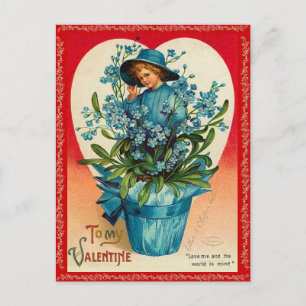 Postal de la tarjeta del día de San Valentín del
