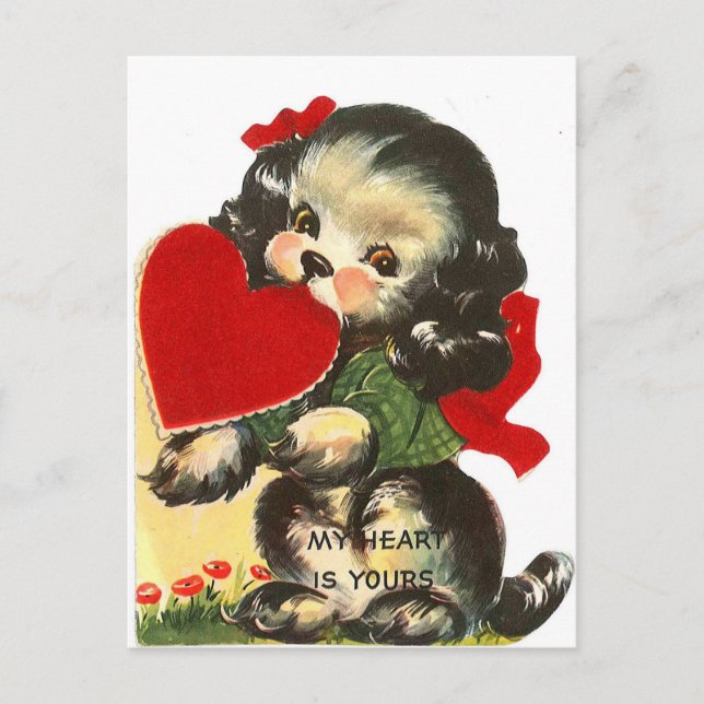 Postal de la tarjeta del día de San Valentín el | (Anverso)