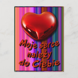 Postal de la tarjeta del día de San Valentín en