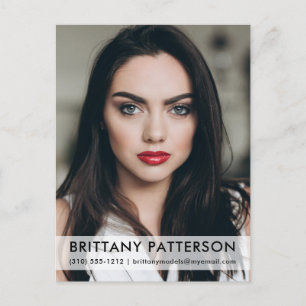 Postal de la tarjeta fotográfica Comp del actor mo