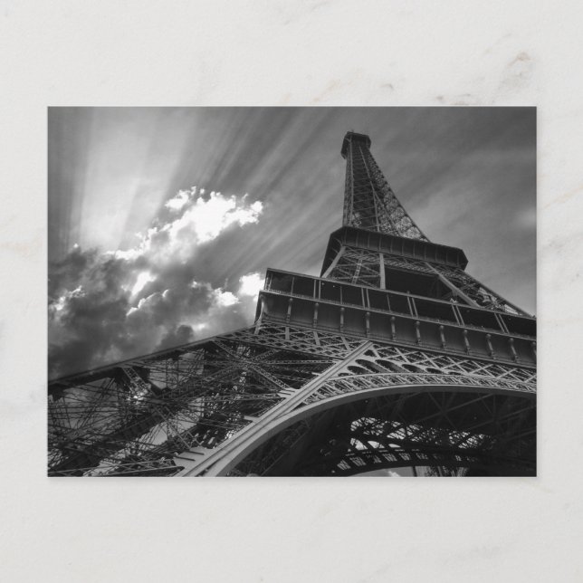 postal de la Torre Eiffel (Anverso)