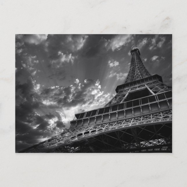 postal de la Torre Eiffel (Anverso)