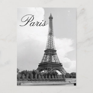 postal de la Torre Eiffel de París