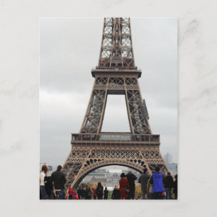 postal de la Torre Eiffel de París