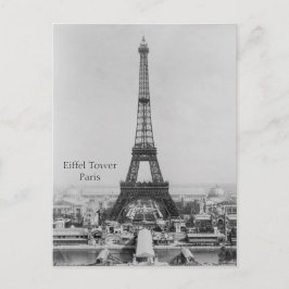 postal de la Torre Eiffel de París