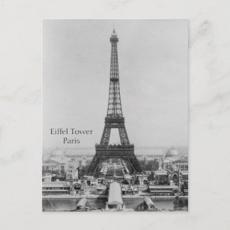 postal de la Torre Eiffel de París