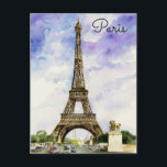 postal de la Torre Eiffel de París<br><div class="desc">Postal de París</div>