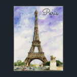 postal de la Torre Eiffel de París<br><div class="desc">Postal de París</div>