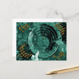 postal de la trampa de la pepita dorada