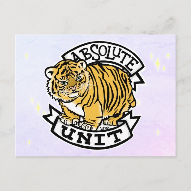 Postal de la unidad espacial absoluta (Anverso)