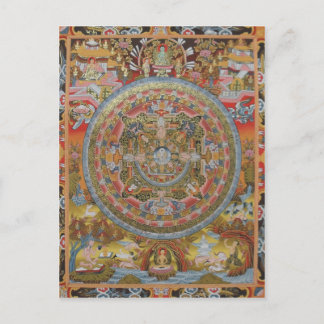 Postal de la vida de Buda