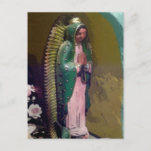 Postal de la Virgen de Guadalupe