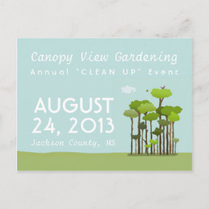 Postal de la vista de canopas