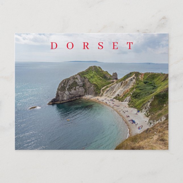 postal de la vista de Dorset Jurassic Coast (Anverso)