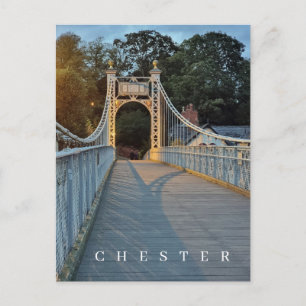 Postal de la vista del puente Chester Queens Park