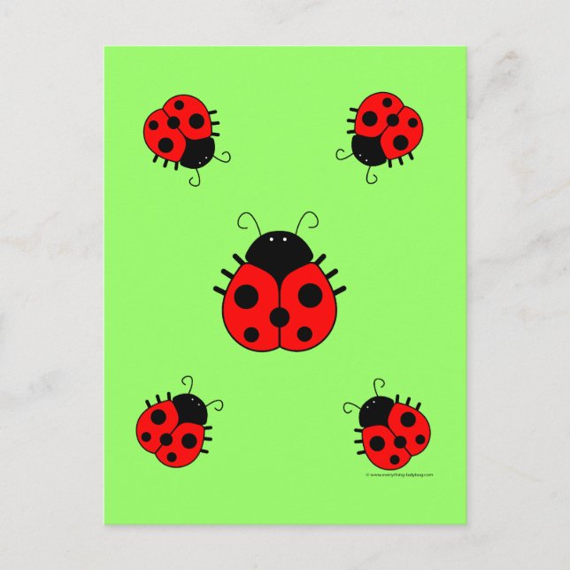 Postal de Ladybugs (Anverso)