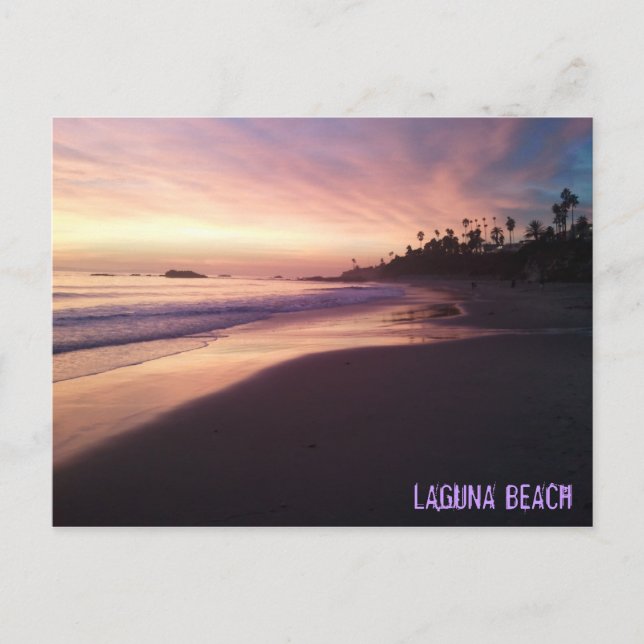 Postal de Laguna Beach (Anverso)