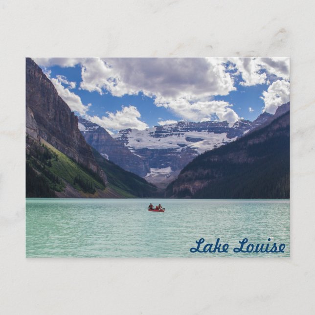 Postal de Lake Louise Alberta (Anverso)