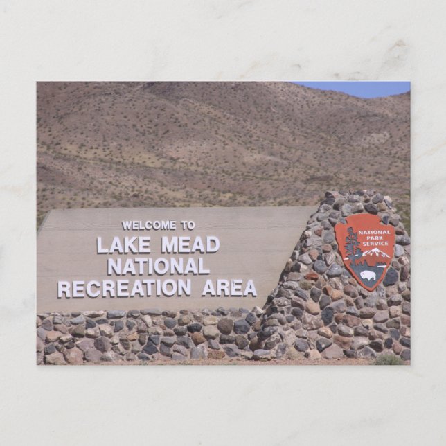 Postal de Lake Meade (Anverso)