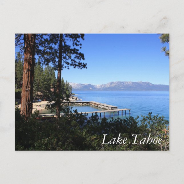 Postal de Lake Tahoe (Anverso)
