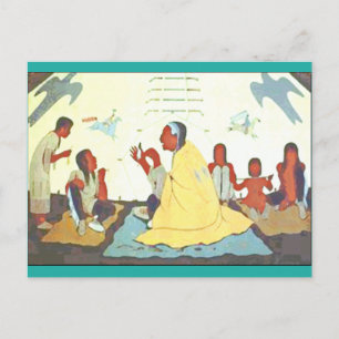 postal de Lakota Storyteller
