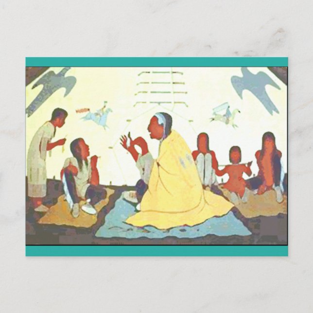 postal de Lakota Storyteller (Anverso)