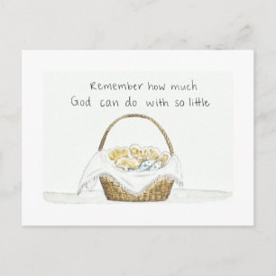 postal de langostas y peces