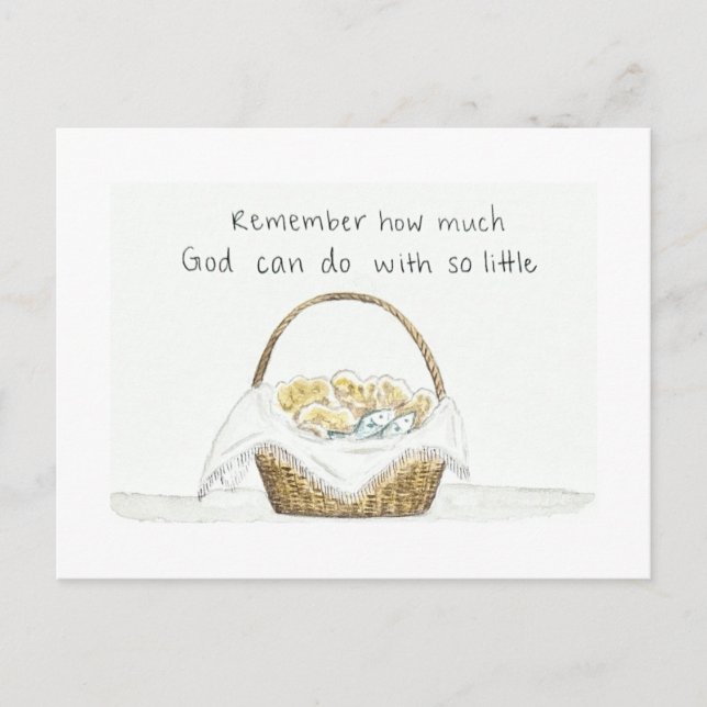 postal de langostas y peces (Anverso)