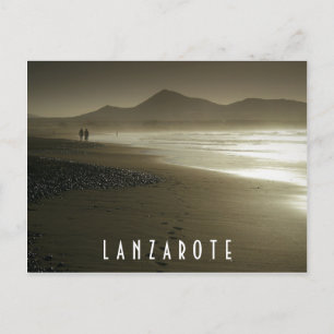 Postal de Lanzarote - Playa de Famara