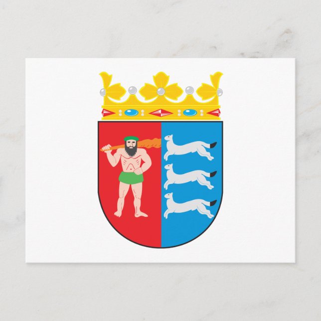 Postal de Lapland Coat of Arms (Anverso)