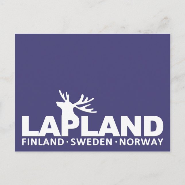 postal de LAPLAND personalizado (Anverso)