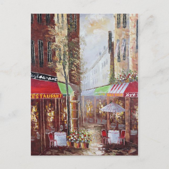 Postal de las calles de Francia (Anverso)