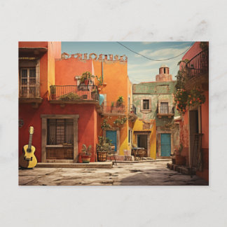Postal de las calles de México