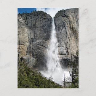Postal de las cataratas de Yosemite